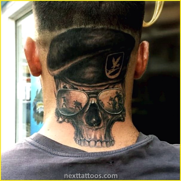 Male Back of Neck Tattoos