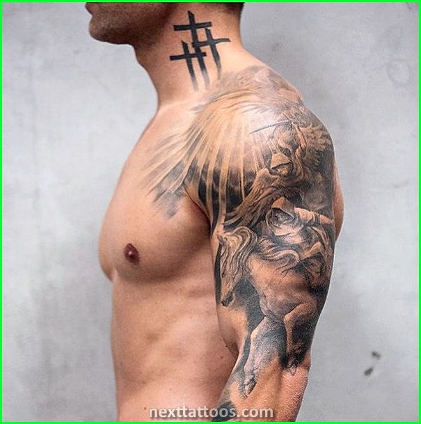 Male Back of Neck Tattoos