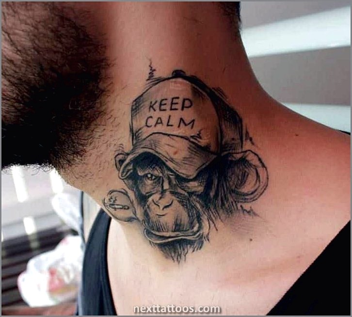 Male Back of Neck Tattoos