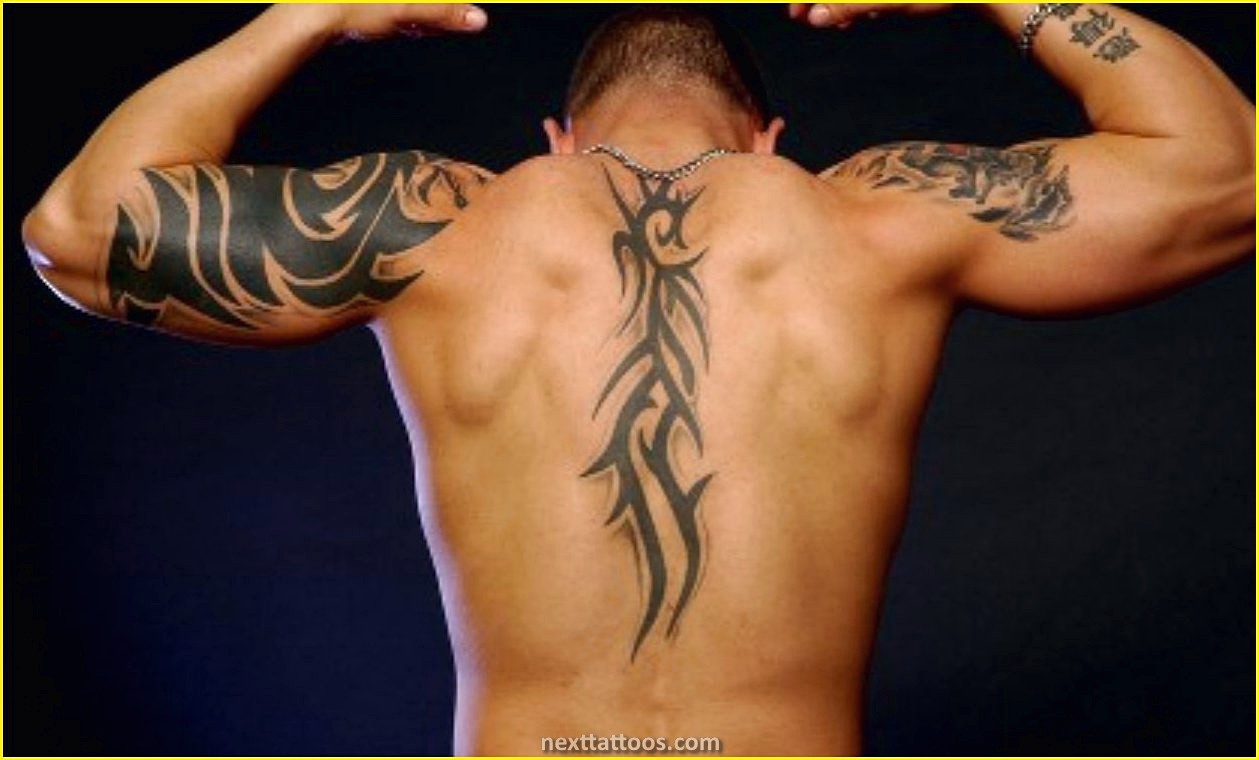 Male Back Tattoos Images