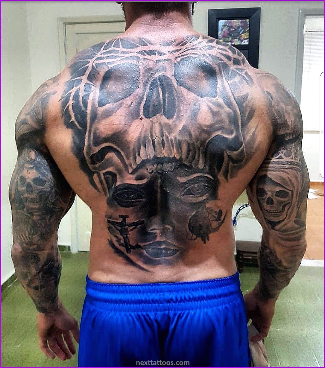 Male Back Tattoos Images