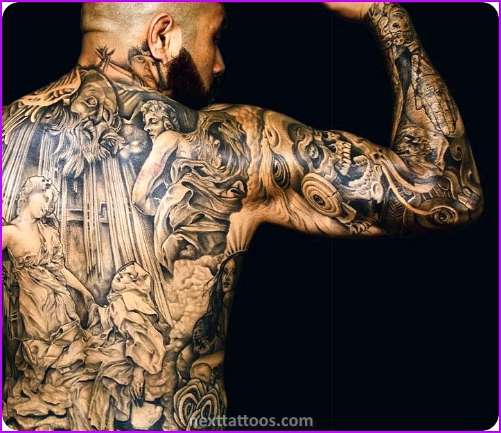 Male Back Tattoos Images