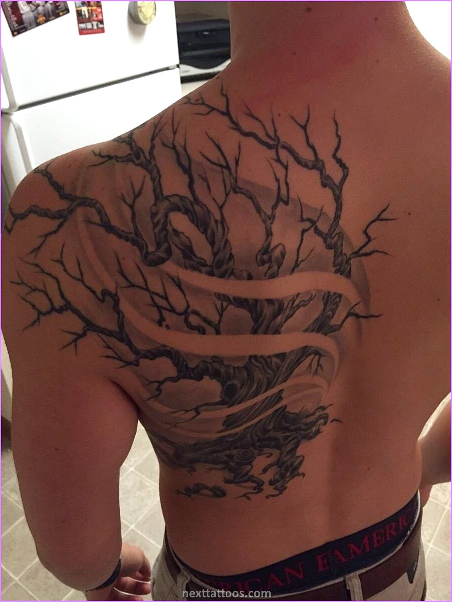 Male Back Tattoos Images