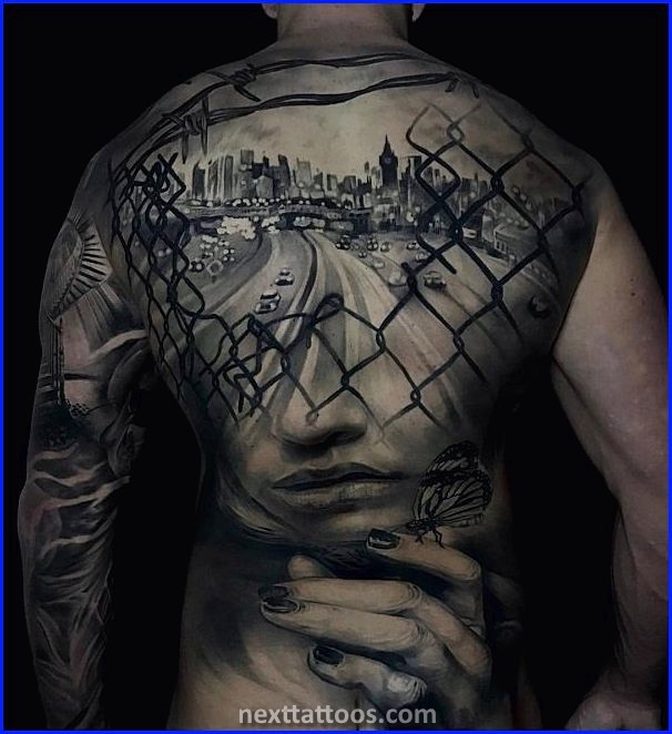 Male Back Tattoos Images