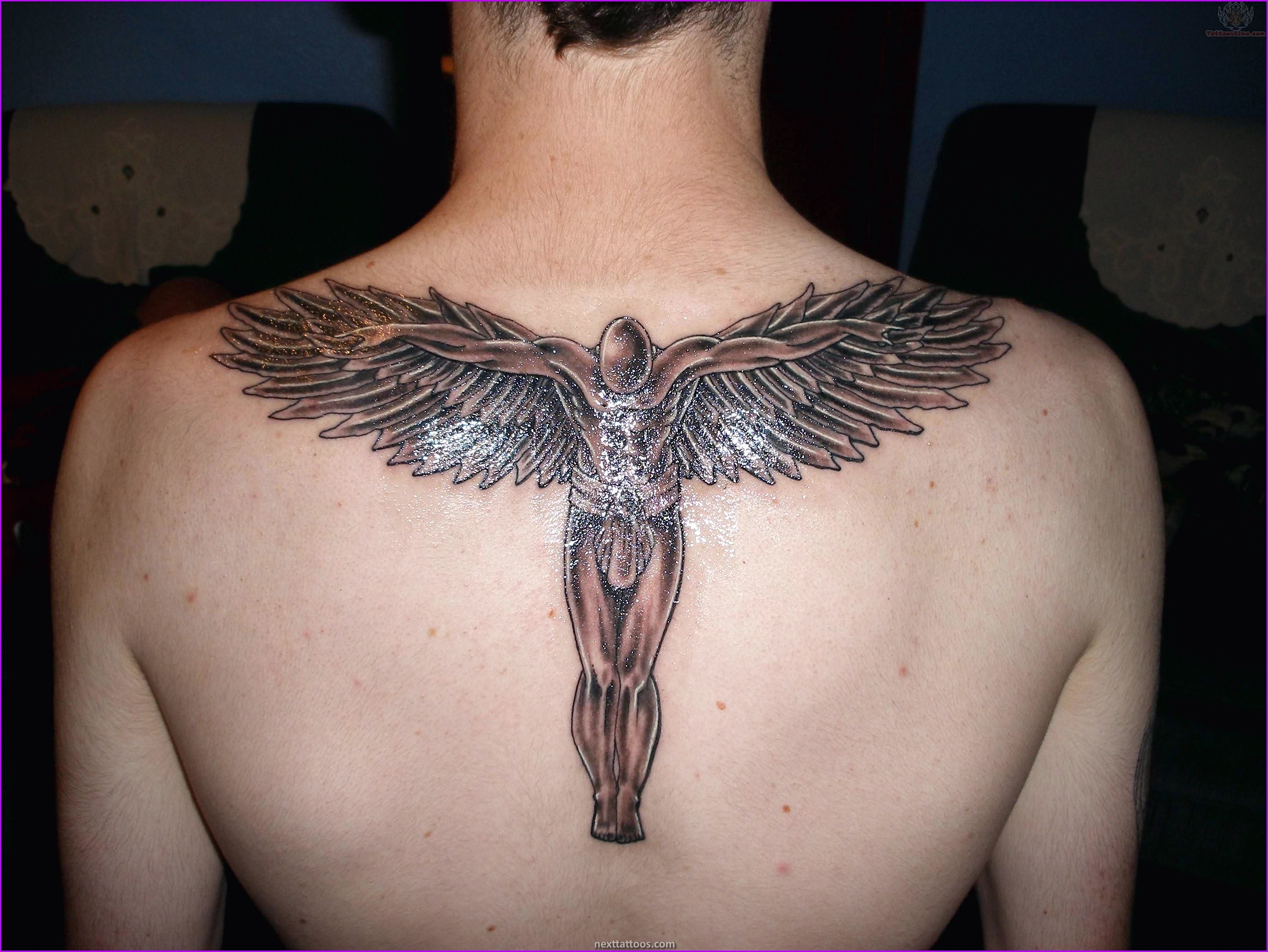 Male Back Tattoos Images