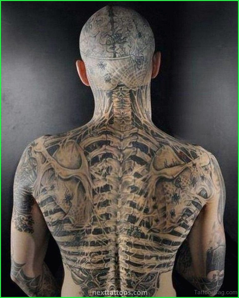 Male Back Tattoos Images