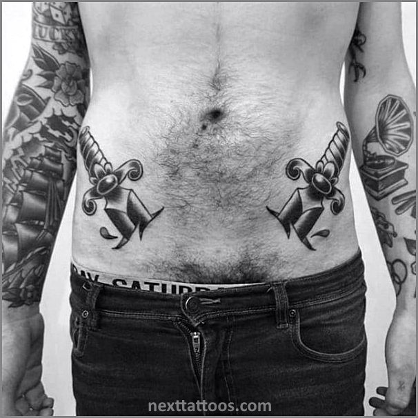Popular Male Waist Tattoos