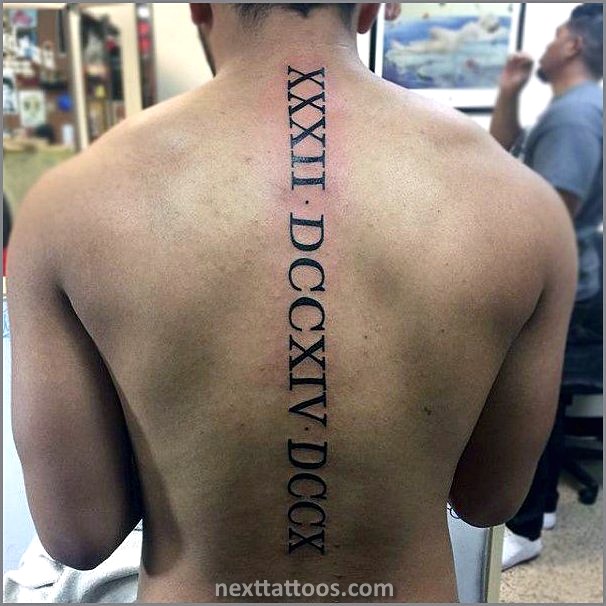 Male Spine Tattoos - Male Cool Spine Tattoos