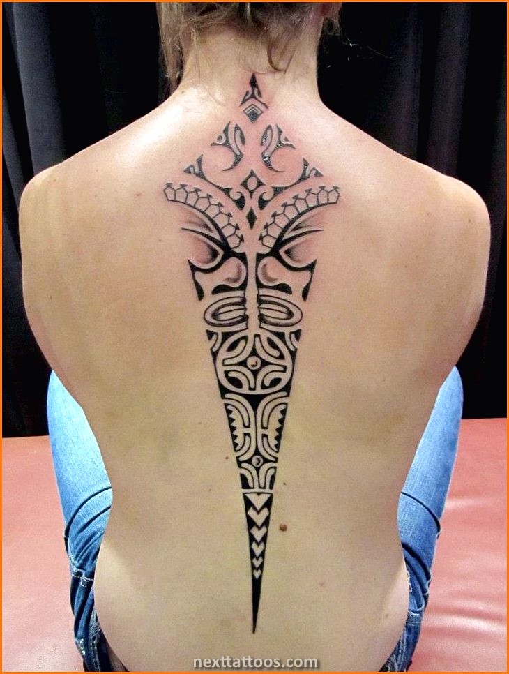 Male Spine Tattoos - Male Cool Spine Tattoos