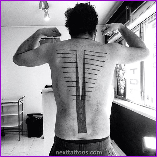 Male Spine Tattoos - Male Cool Spine Tattoos