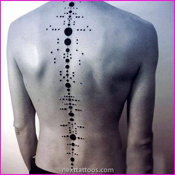 Male Spine Tattoos - Male Cool Spine Tattoos