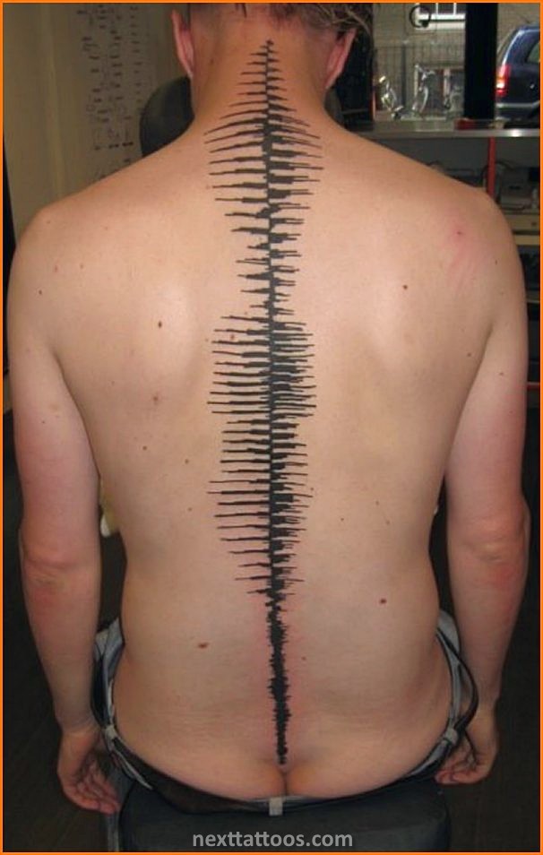 Male Spine Tattoos - Male Cool Spine Tattoos