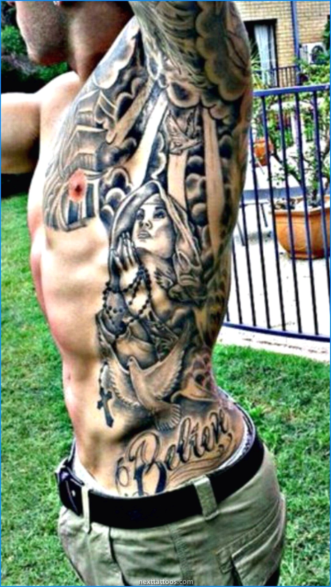 Side Body Tattoos Male