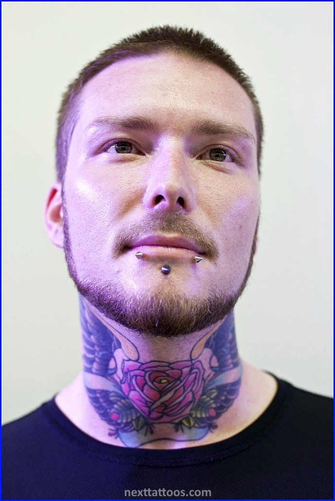 Male Neck Tattoos - Popular Male Neck Tattoos Designs