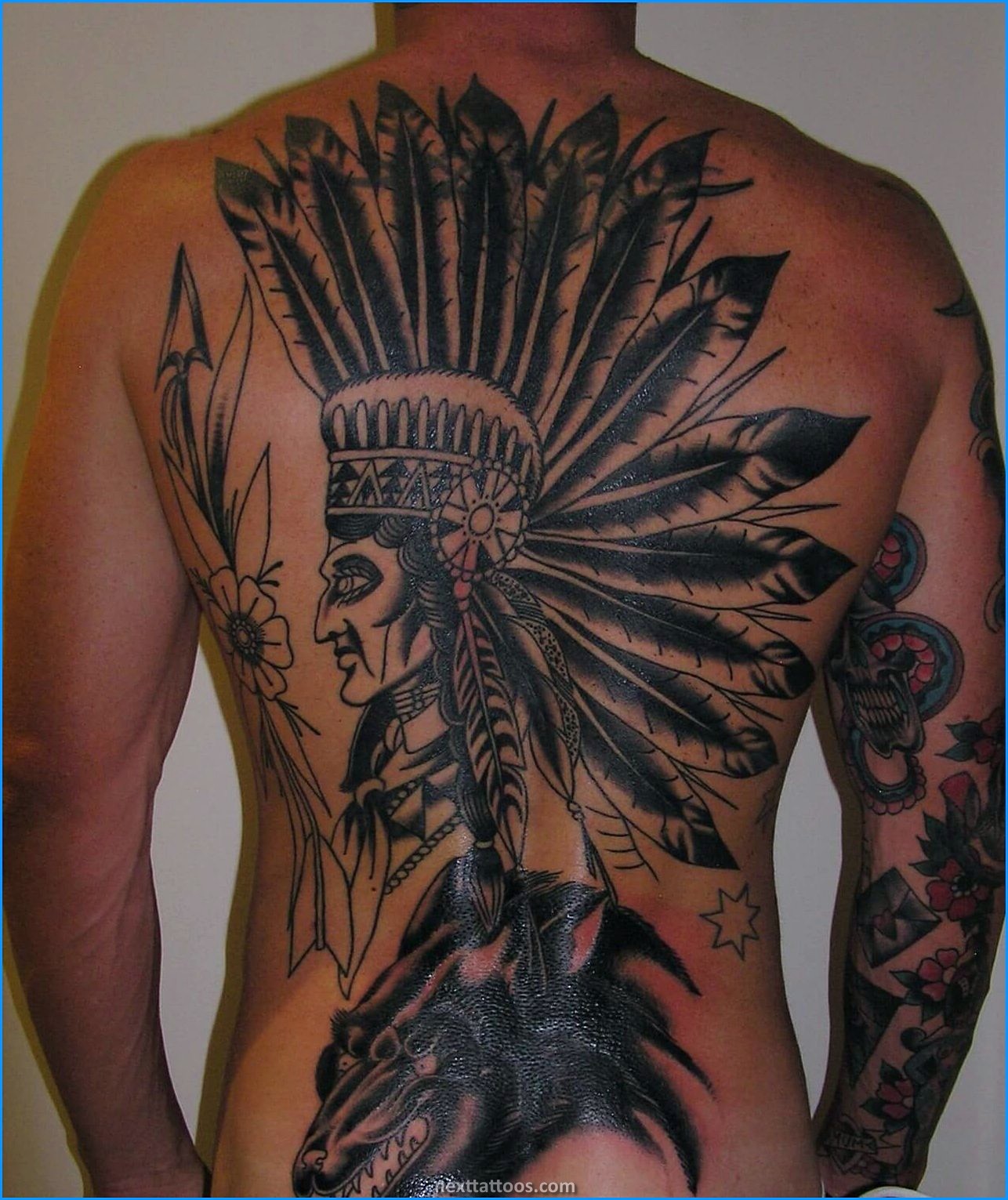 Male Cherokee Indian Tattoos and Meanings