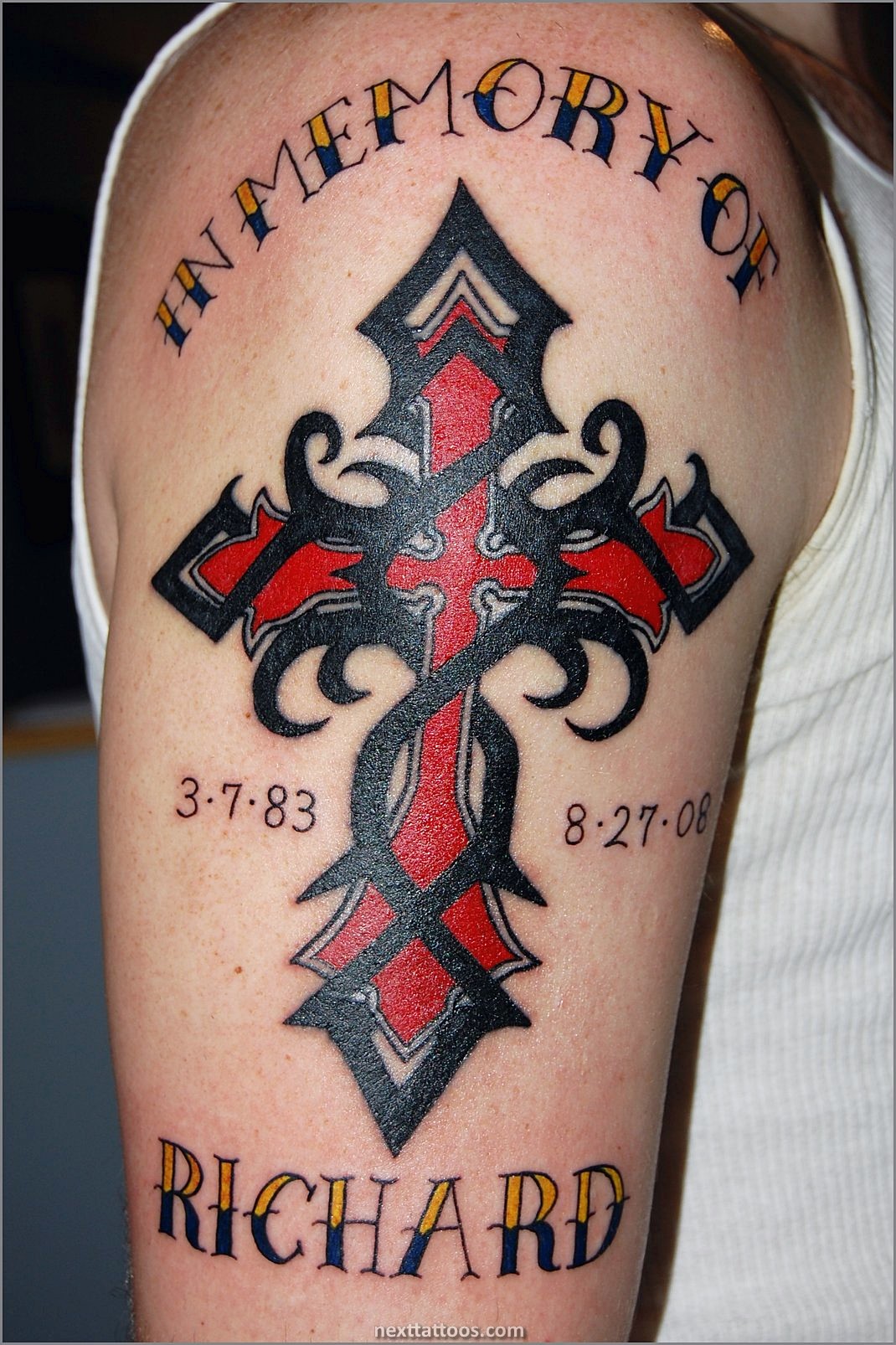 Male Cross Tattoos - Where to Get Inked