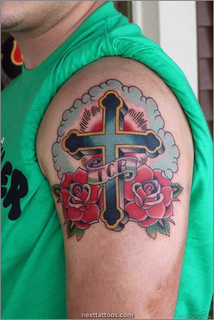 Male Cross Tattoos - Where to Get Inked