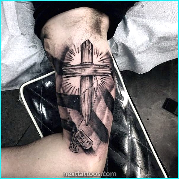 Male Cross Tattoos - Where to Get Inked