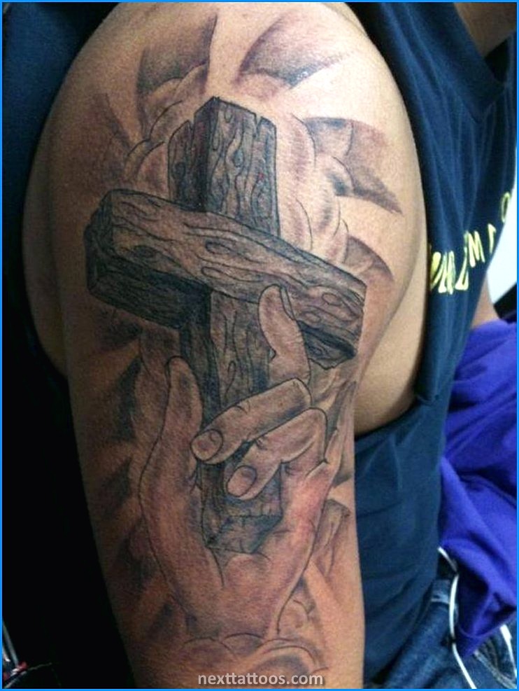 Male Cross Tattoos - Where to Get Inked