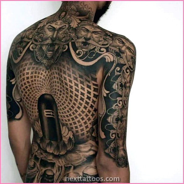 Full Back Tattoos Mens