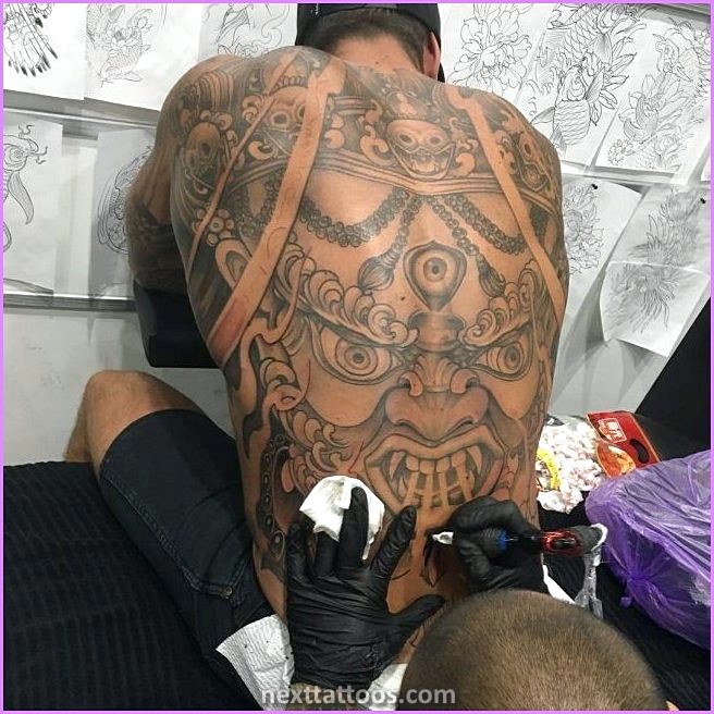 Full Back Tattoos Mens