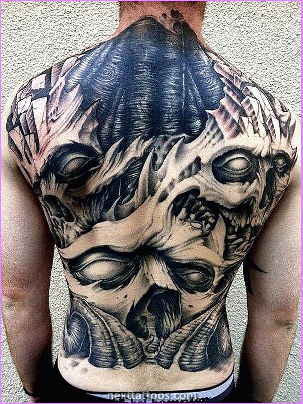 Full Back Tattoos Mens