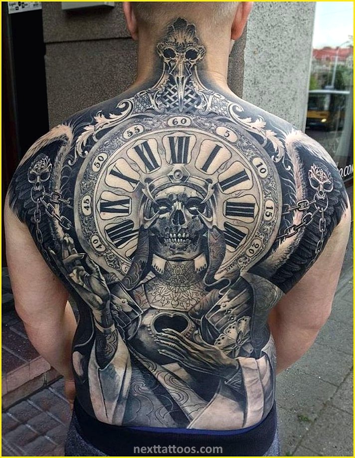 Full Back Tattoos Mens