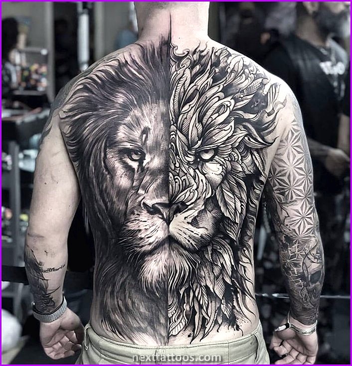 Full Back Tattoos Mens