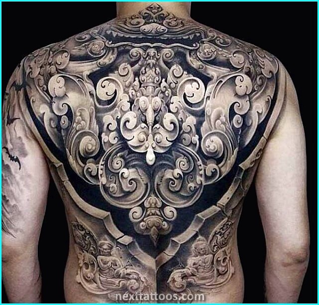 Full Back Tattoos Mens