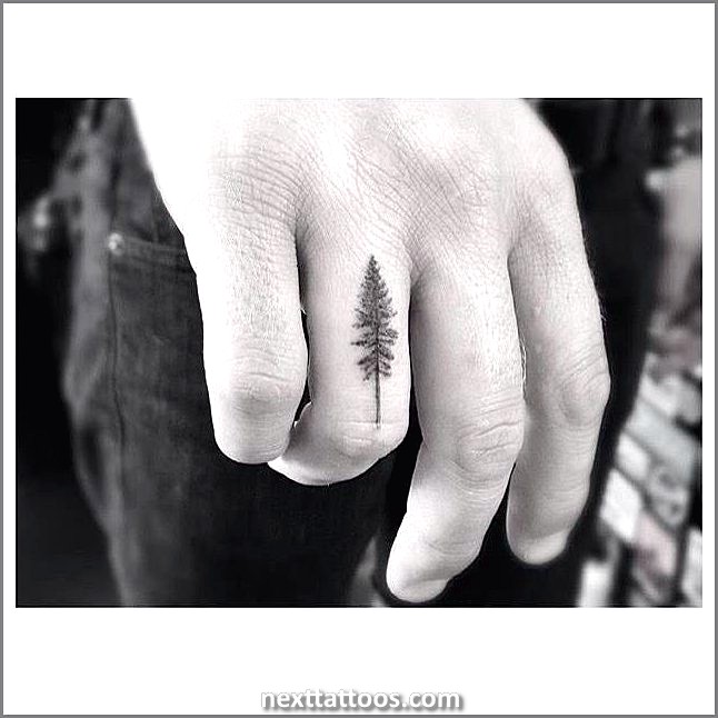 Nature Finger Tattoos