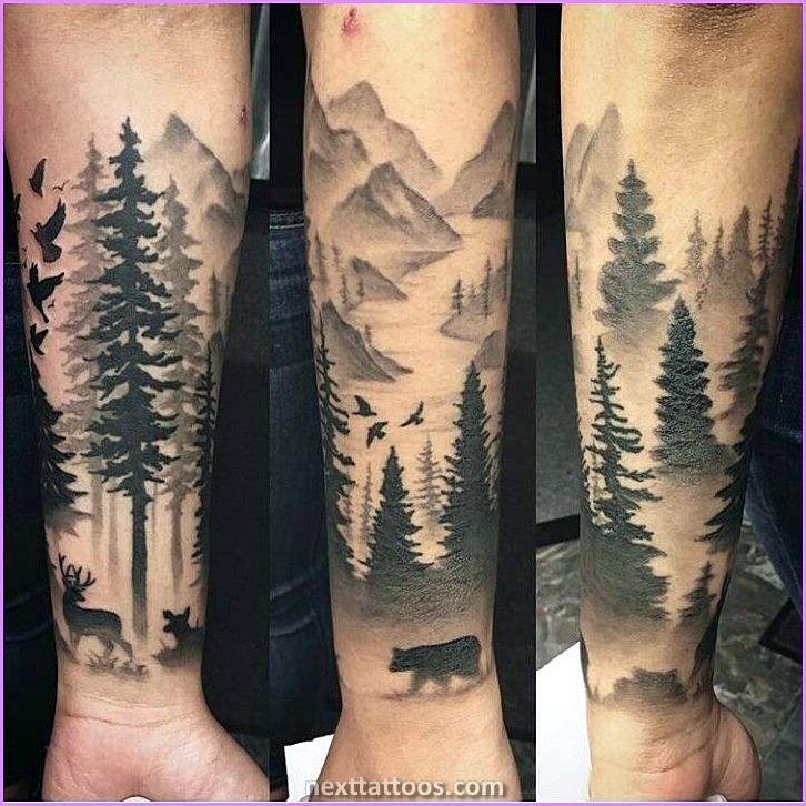 Nature Forearm Sleeve Tattoos