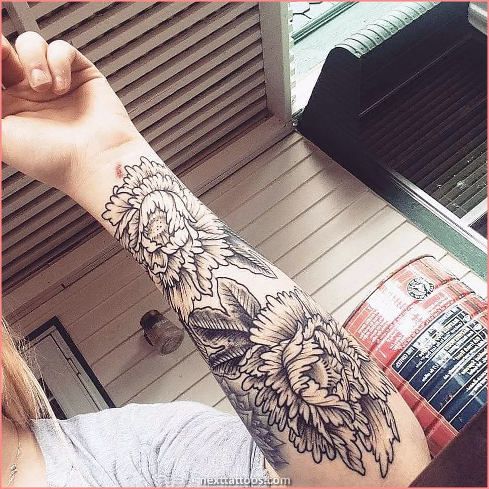 Black and Grey Nature Tattoos