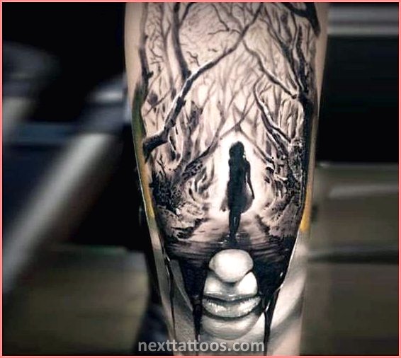 Black and Grey Nature Tattoos