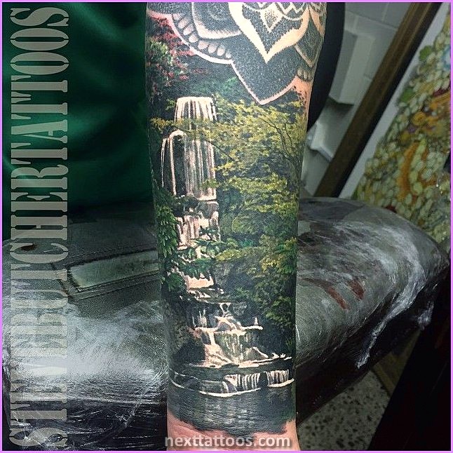 Choosing a Location for Realistic Nature Tattoos