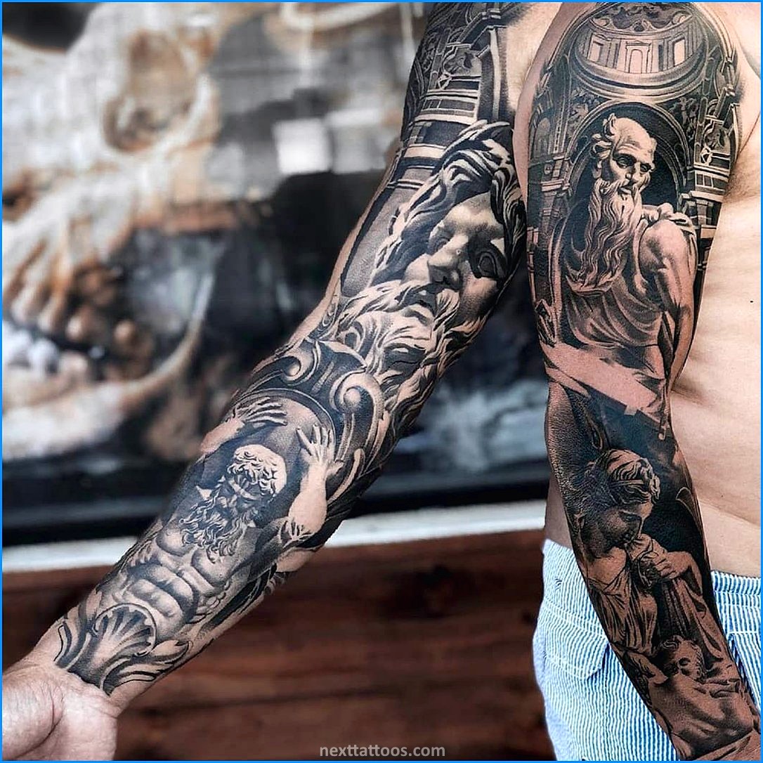 Black and White Nature Tattoos