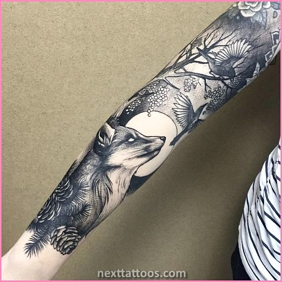 Black and White Nature Tattoos