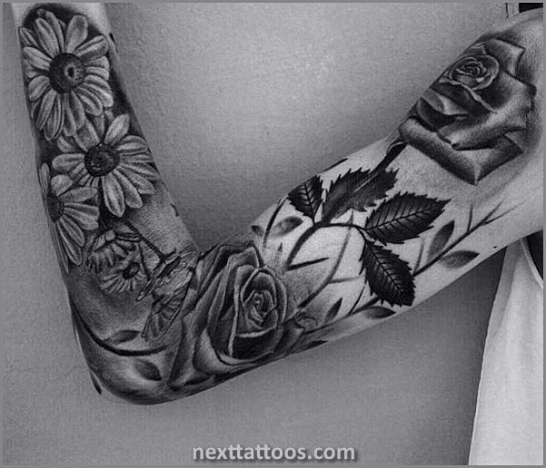 Black and White Nature Tattoos