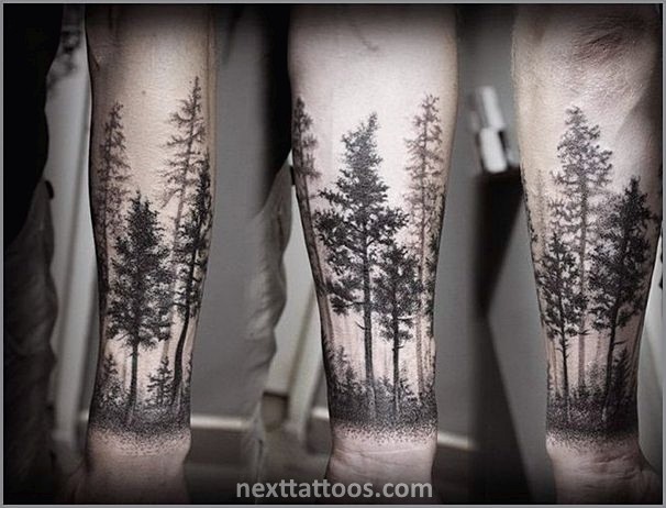 Black and White Nature Tattoos