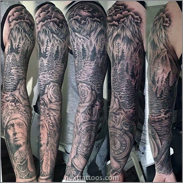 Nature Sleeve Tattoos For Guys