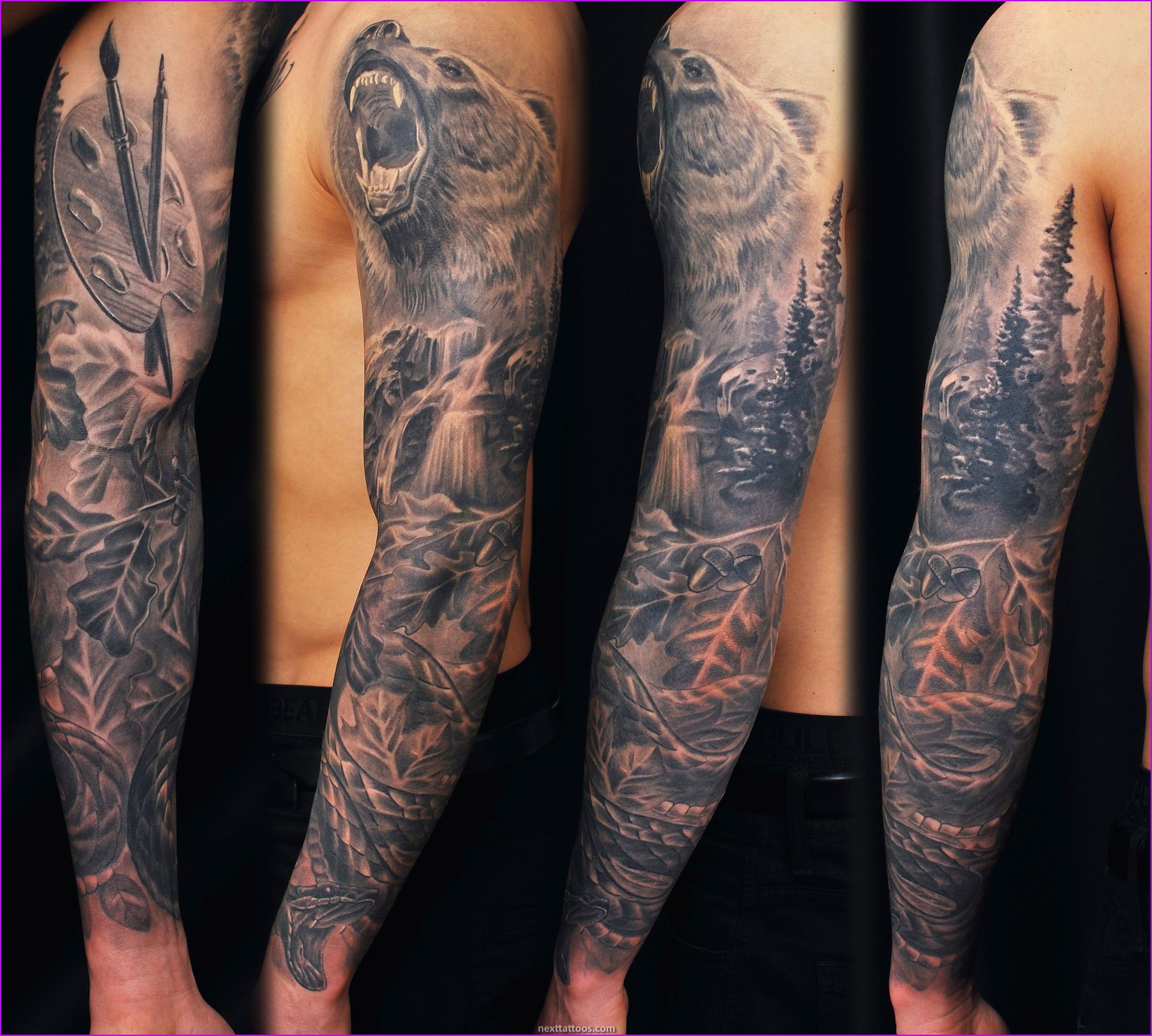 Nature Sleeve Tattoos For Guys