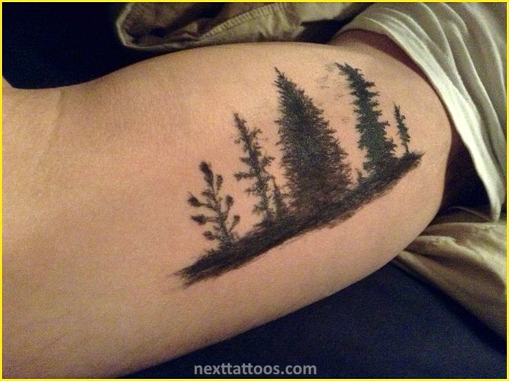 Simplistic Nature Tattoos - Minimalist Nature Tattoos