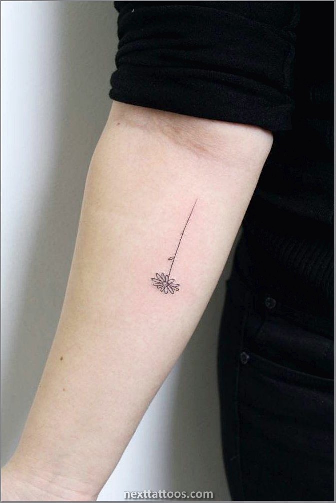 Simplistic Nature Tattoos - Minimalist Nature Tattoos