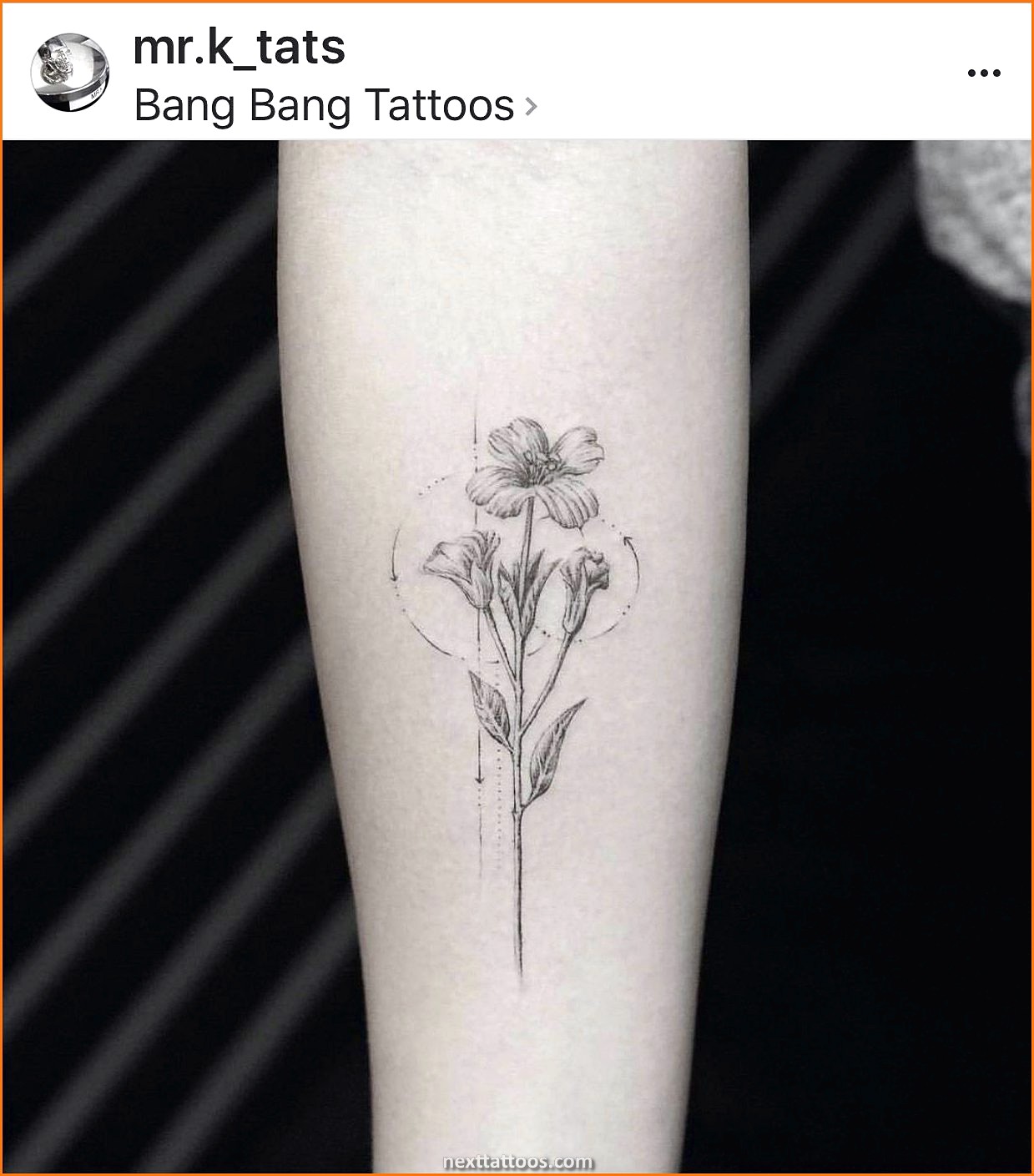 Simplistic Nature Tattoos - Minimalist Nature Tattoos