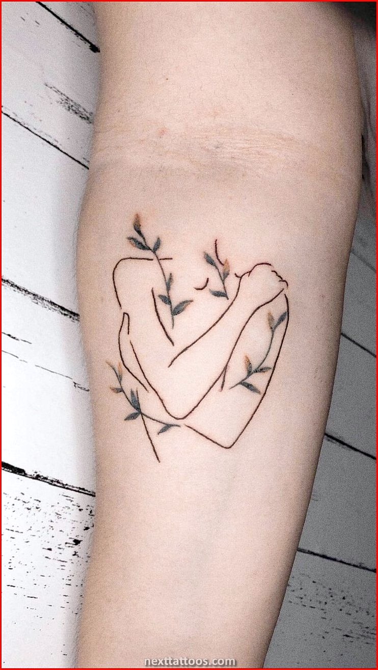 Simplistic Nature Tattoos - Minimalist Nature Tattoos