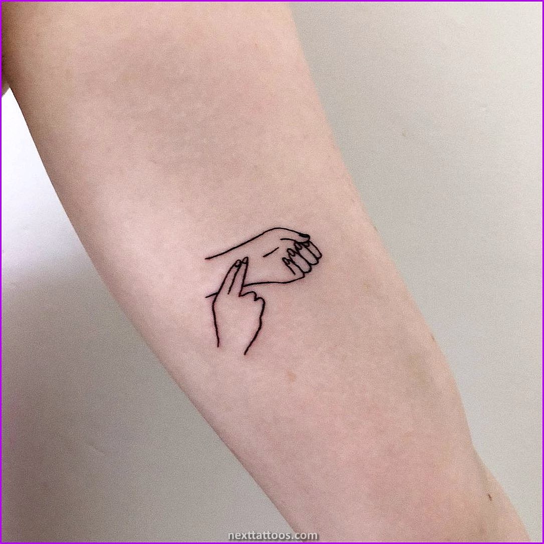 Simplistic Nature Tattoos - Minimalist Nature Tattoos