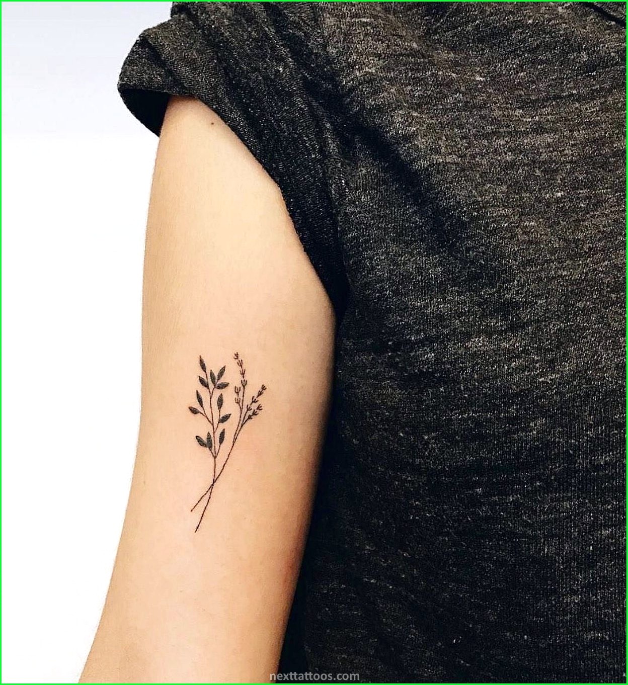 Simplistic Nature Tattoos - Minimalist Nature Tattoos