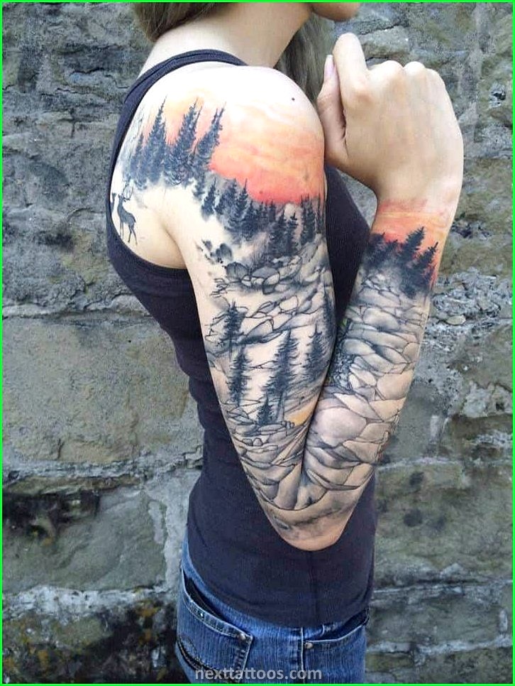 Nature Themed Sleeve Tattoos and Nature Themed Forearm Tattoos