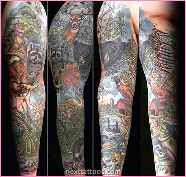 Nature Themed Sleeve Tattoos and Nature Themed Forearm Tattoos