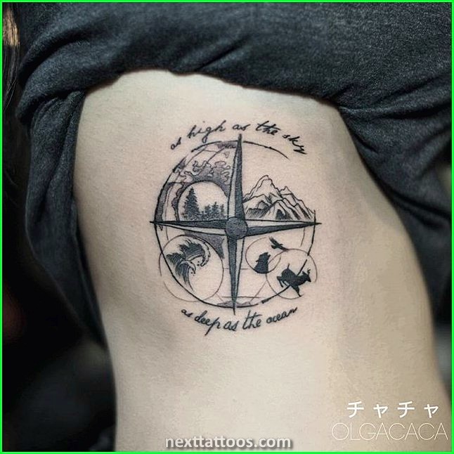 Romantic Tattoos For Couples - Nature Tattoos For Couples