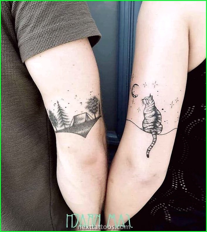 Romantic Tattoos For Couples - Nature Tattoos For Couples